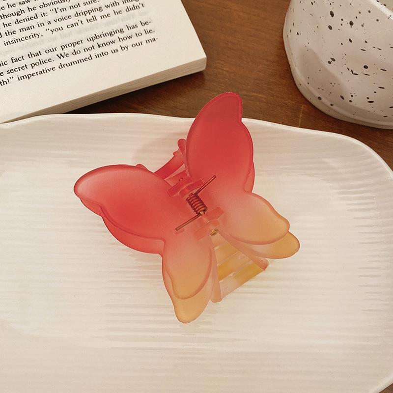 Matte Transparent Butterfly Hair Claws Clips for Women Girls Elegant Decorate Hairpins Headbands Fashion Korean Hair Accessories