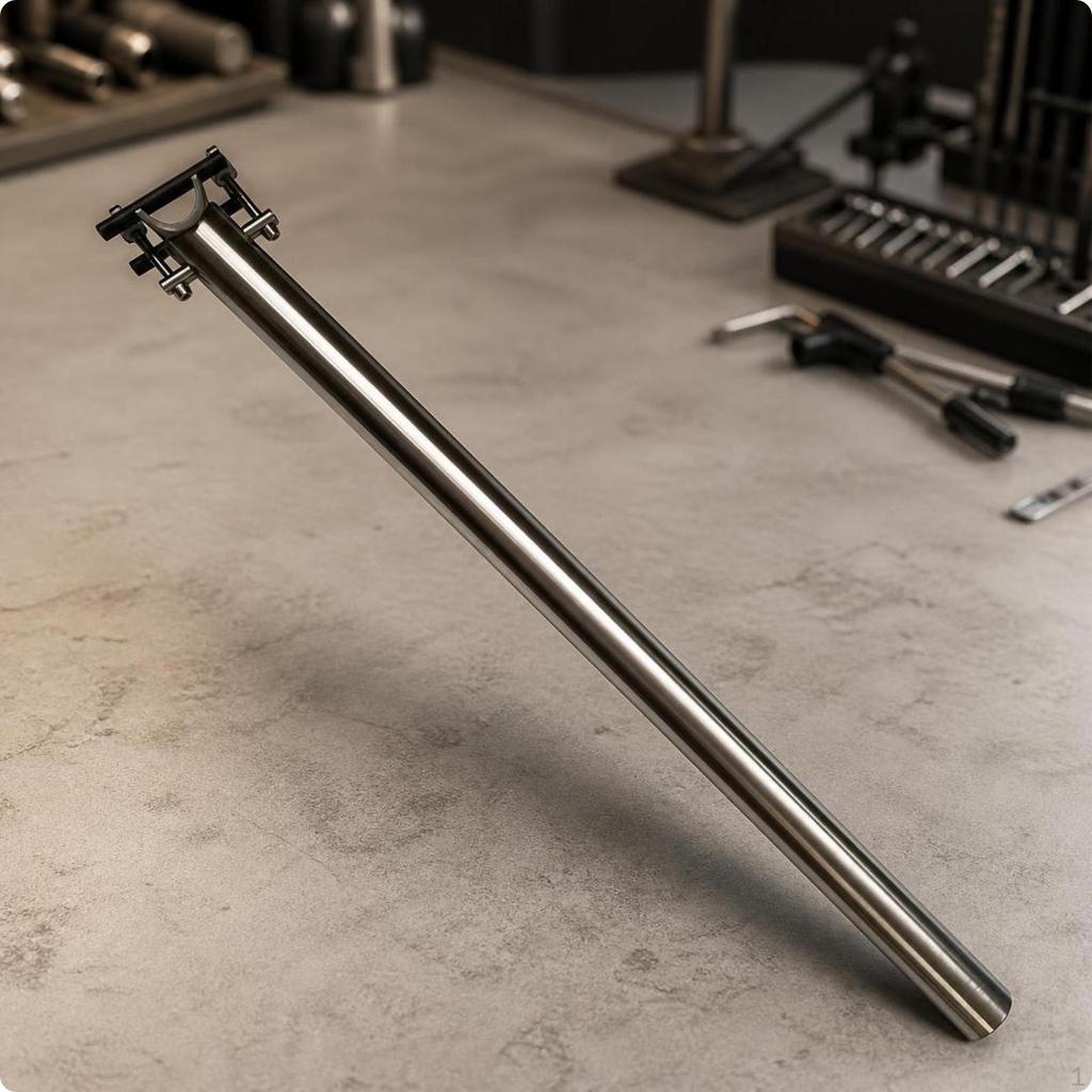 Lightweight Titanium Seatpost Precision-Machined Cycle Long-Lasting