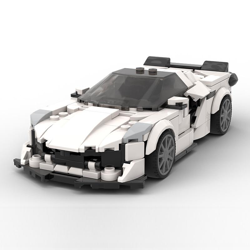 -127758 Building Block Compatible C8 Chevrolet Corvette Z06 Creative Toy Sports Car