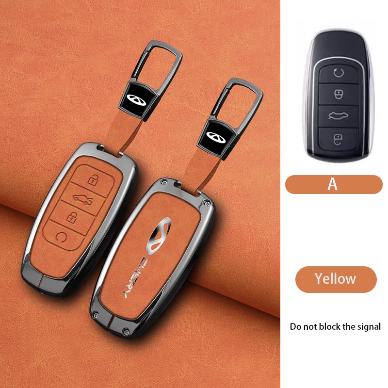 Zinklegierung Leder Auto Schlüsselanhänger Hülle Schutzhülle Für Chery Jaecoo J7 J8 7 Tiggo 8plus 8 5 Plus 7pro Max Omoda 5 C5 Arrizo