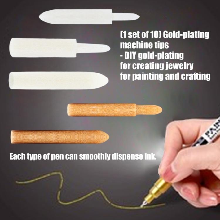 Jewelry Electroplating Machine Replacement Tips High Quality Rubber Gold Plating Tool Accessories Rubber Pen Tips