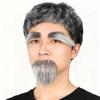 Grandpa's Realistic Wig and Beard Party Props