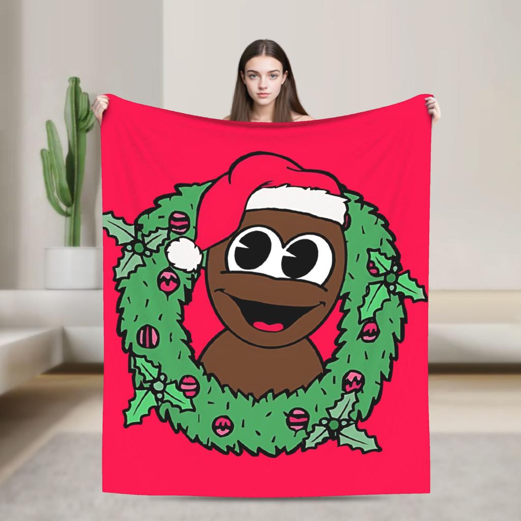 Mr Hankey Merry Christmas Southparkd Blankets Anime Flannel Throw Blanket Summer Air Conditioning Decor Ultra-Soft Warm Bedsprea