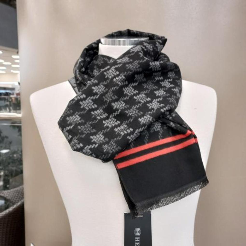 Men's Winter TR Fleece Geometric Muffler HL4C119