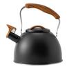 3L Tea Kettle Stainless Steel Built-in Whistle Leakproof Food Grade Matte Finish No Odor Efficient Heat Conduction