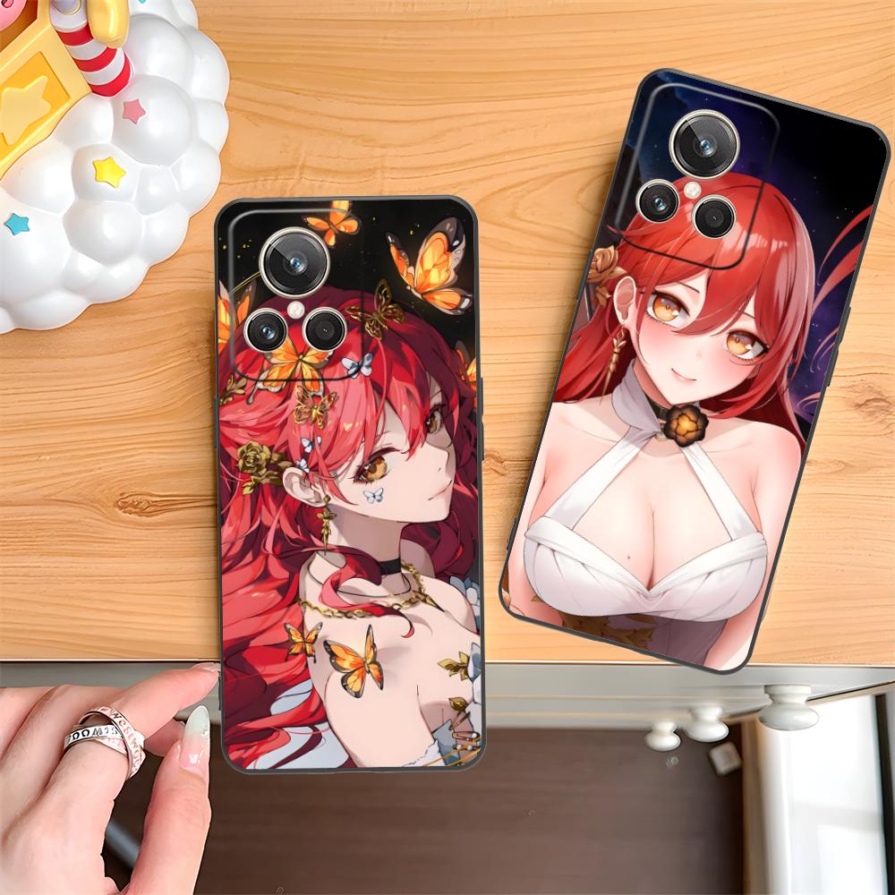 HSR Himeko Matte TPU Mobile Phone Case for Realme GT 8 Neo Pro C75 73 71 C67 65 C55 53 C35 31 C20 15 Colorful Cover