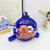 School Bag New Cartoon Hard Shell Small Round Bag Kapibara Cute Eggshell Small School Bag Boys and Girls Snacks Backpack