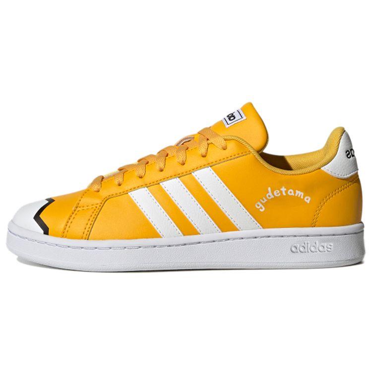 Adidas Neo Grand Court Gudetama Collaboration Retro Casual Sneakers Women Sneakers Yellow FY3025