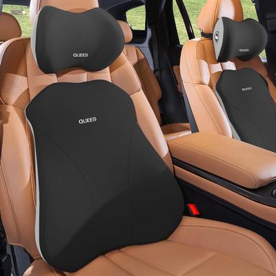 [Influencer Recommended] Car Lumbar Support Cushion, Headrest Cervical Support, 10,000 Compression Tests, Fatigue Relief, Memory Cotton, Internal Memo