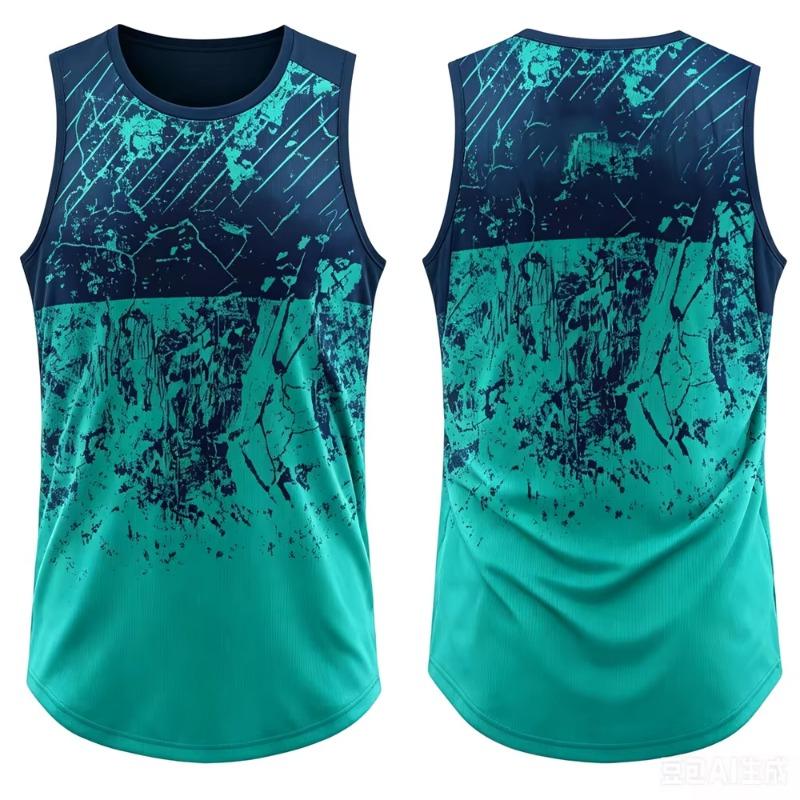 Fashion Tennis Sports Men's Tank Top Casual Sleeveless Shirt Outdoor Running Fitness Clothing Summer Quick Dry Breathable Vest