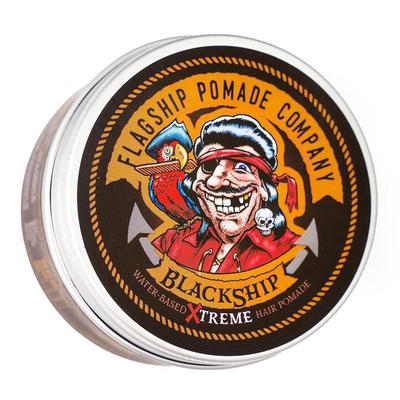 Flagmanas FLAG Hmade Black Xtreme plaukų pomada stiprios fiksacijos, mažo blizgesio, Rumrunner aromato 100 ml