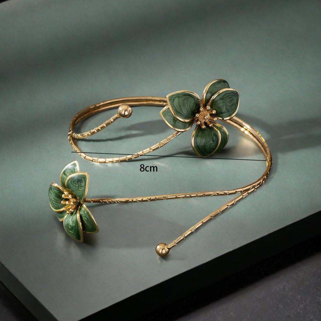 Open Arm Ring Fashion Niche Design Sense Bracelet Creative Asymmetrical Adjustable Alloy Bracelet Women