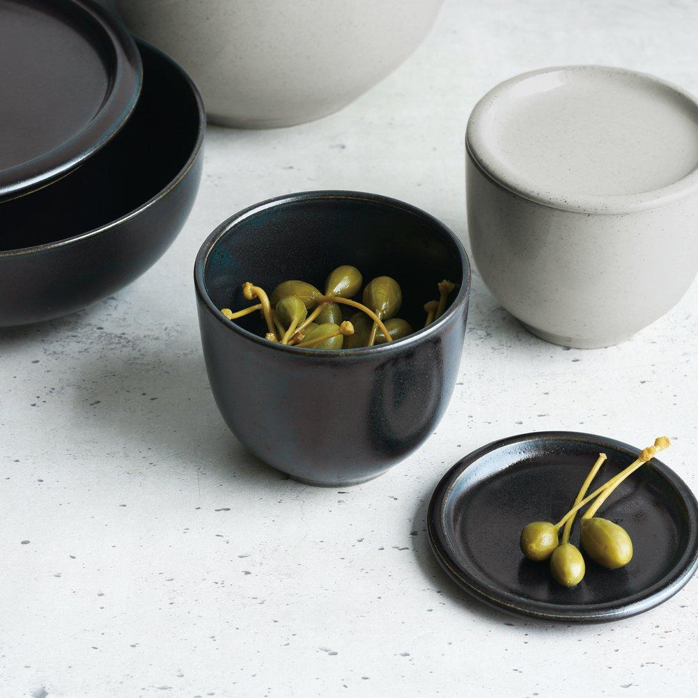 KINTO Storage Container Bowl Earth 29571 CLK-153 & Lid, 90x80mm, Gray,
