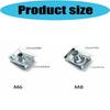 10Pcs 6Mm 8Mm Clip On Nuts Automotive Grade Stainless Steel Mounting Hardware For Car Truck License Plate Installation