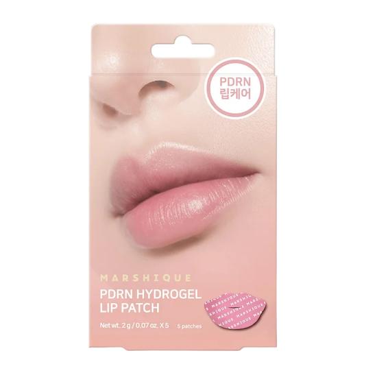 MARSHIQUE PDRN Hydrogel Lip Patch (2g x 5 Sheets) – Hydrating & Wrinkle Care Lip Treatment