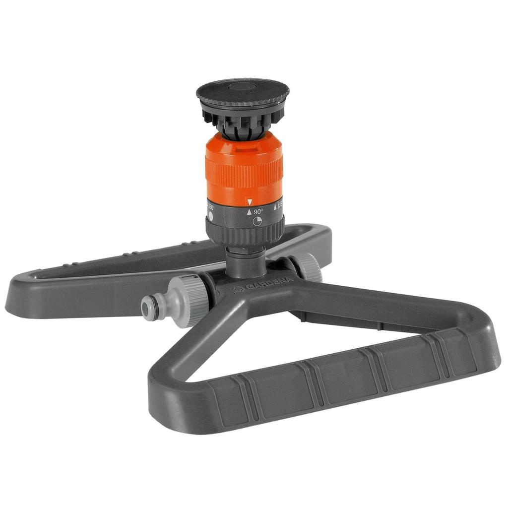 GARDENA Vario Round Product Up to 5 Years Sprinkler, Gray/Orange, 1948-20, Warranty