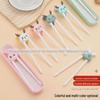 Kids' Tiger Mouth Training Chopsticks & Spoon Set for Ages 2-6 - Creative Tableware for Learning To Eat