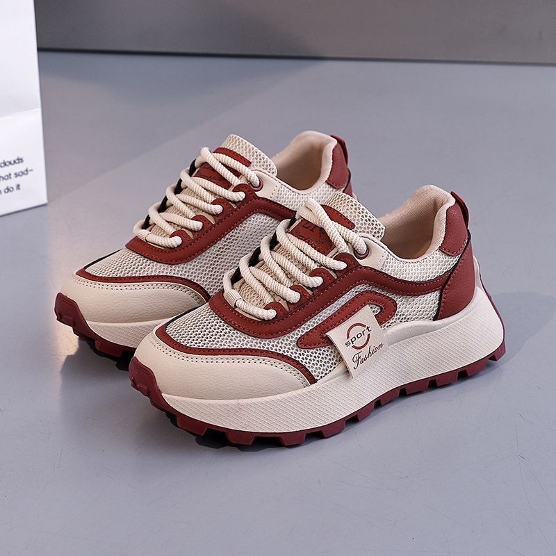 Casual Sports Shoes - New Women s Style, Versatile and Thick-soled Shoes 35 красный