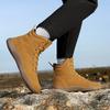 Damskie buty trekkingowe antypoślizgowe Męskie szerokie buty sportowe codzienne do trekkingu wspinaczki Modne wysokie buty ze skóry PU Wodoodporne