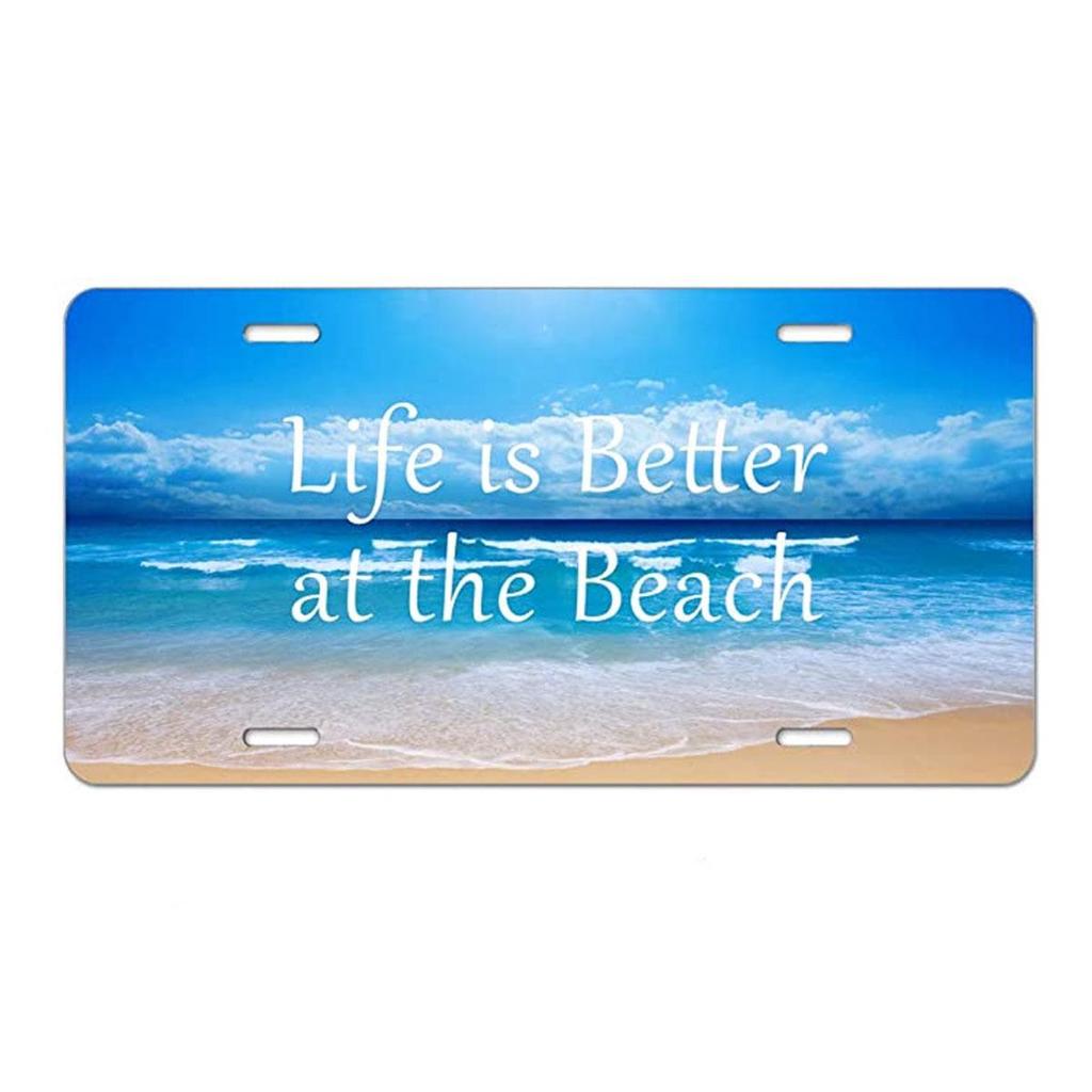 Sublimation Printed US Standard License Plate Metal Sign, 12x6 Inches, Hot-Selling Design