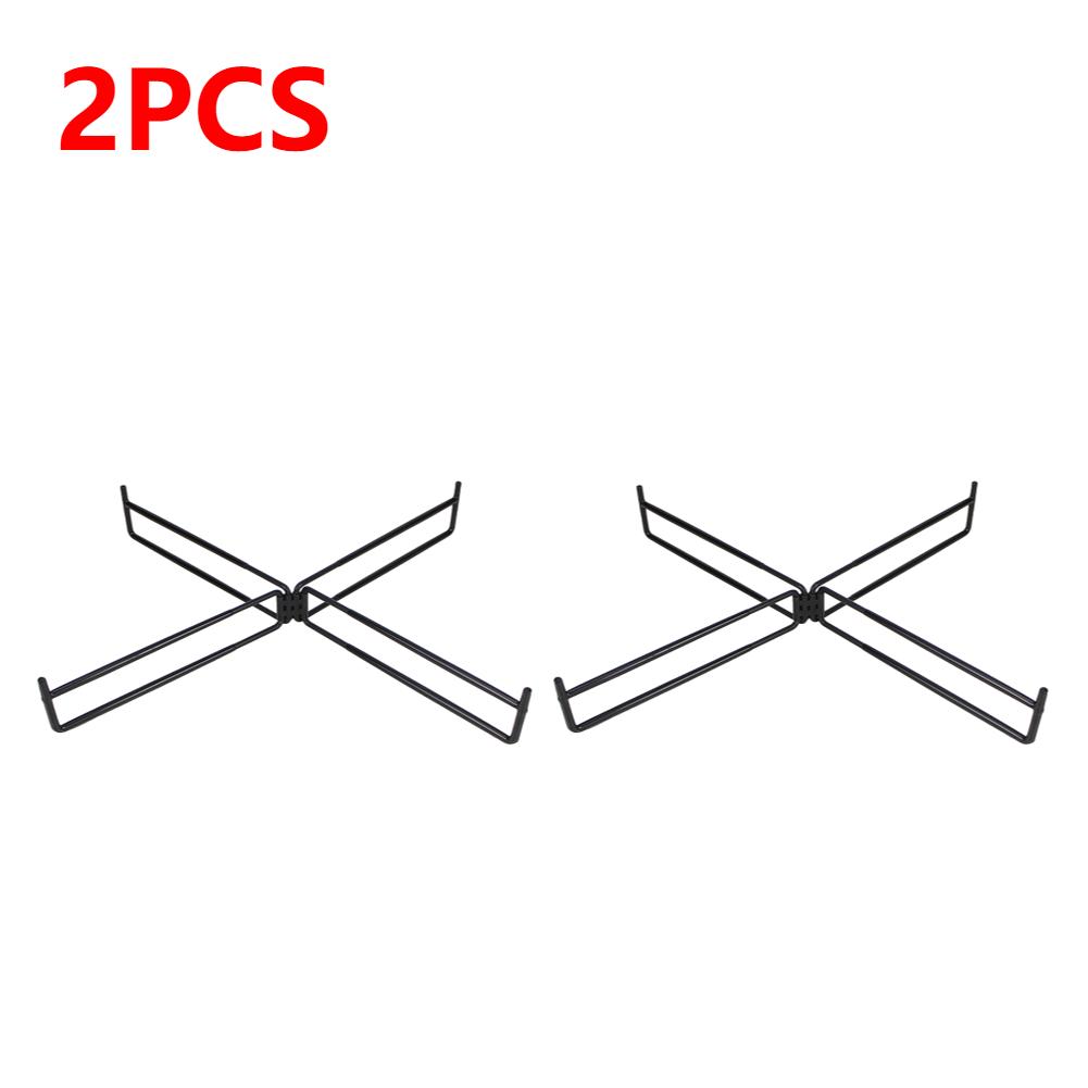 1/2pcs Camping Foldable Metal Stand Outdoor Storage Box Shelves Cooler Box Stand Ice Box Stand Iron Storage Box Bracket