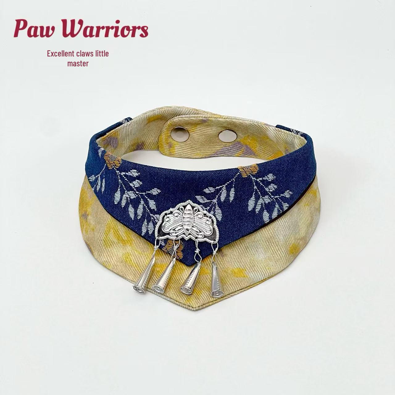 

Trendy Autumn Winter Drool Bib Scarf & Bow Tie for Large Dogs & Puppies 2XL