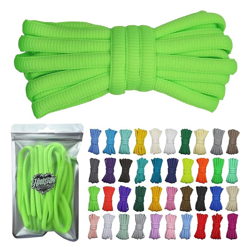 

[HOOKEDON High performance Kicks] овальные шнурки Ширина шнурка 9 мм 40 цветов 100 см 120 см 130 см 140 см 160 см шнурок шнурки для ботинок круглая веревка эллипс