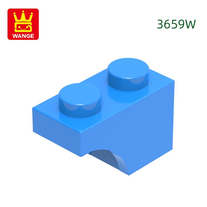 166Pcs/lot 3659W 1x2 Half Arch Construction Block Moc Colour Accessories Works With featuring Brick DO IT YOURSELF Children's Toy Assembly Gift Idea
