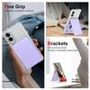 Wallet Card Case Holder Slot Shockproof Phone Case for Samsung Galaxy S25 Edge S25 Ultra Plus S24 FE Leather Purse Bracket Cover