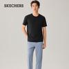 Skechers Men's Lightweight Moisture-Wicking Knit Short Sleeve T-Shirt