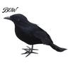 Articoli per la Decorazione della Casa da Brivido Corvo Nero Realistico Decorazione di Halloween, Statuetta di Corvo Piumata Realistica Accessori per Eventi a Tema per Casa Infestata,