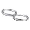 1 Pair of 925 Sterling Silver Ring Engagement Wedding Marriage Couple Rings Valentine Day Gift Adjustable Open Type