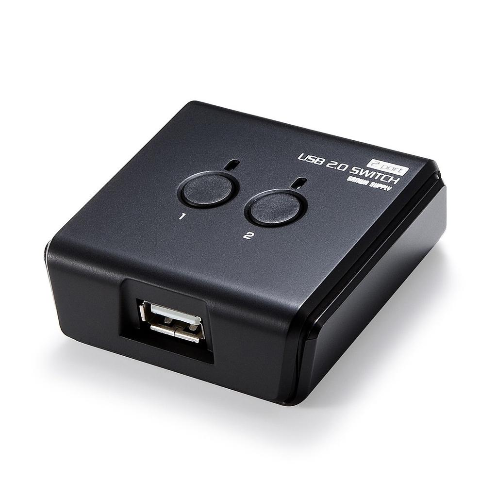 Sanwa Direct USB with USB Hub Compatible with External and Switch, Manual, [PC2USB1] Function, Printers, HDDs, Keyboards, Mice, 400-SW020