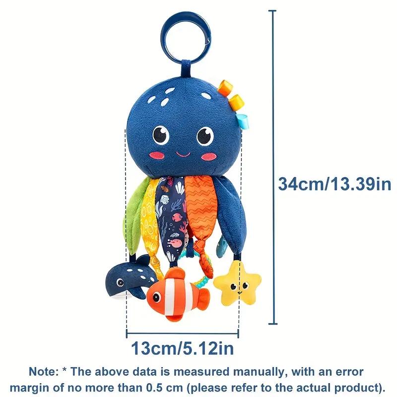 Multifunctional Octopus Crib Pendant Plush Toy