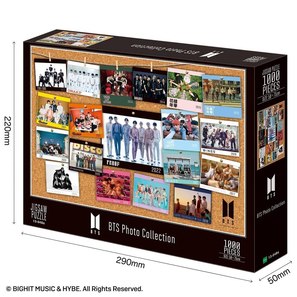 Epoch 1000-Piece Jigsaw Puzzle BTS Photo Collection (50x75cm) 13-048s with Glue and Spatula