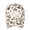 Women's Leopard Print Mesh Ponytail Baseball Cap - Duckbill Sun Hat for Spring/Summer
