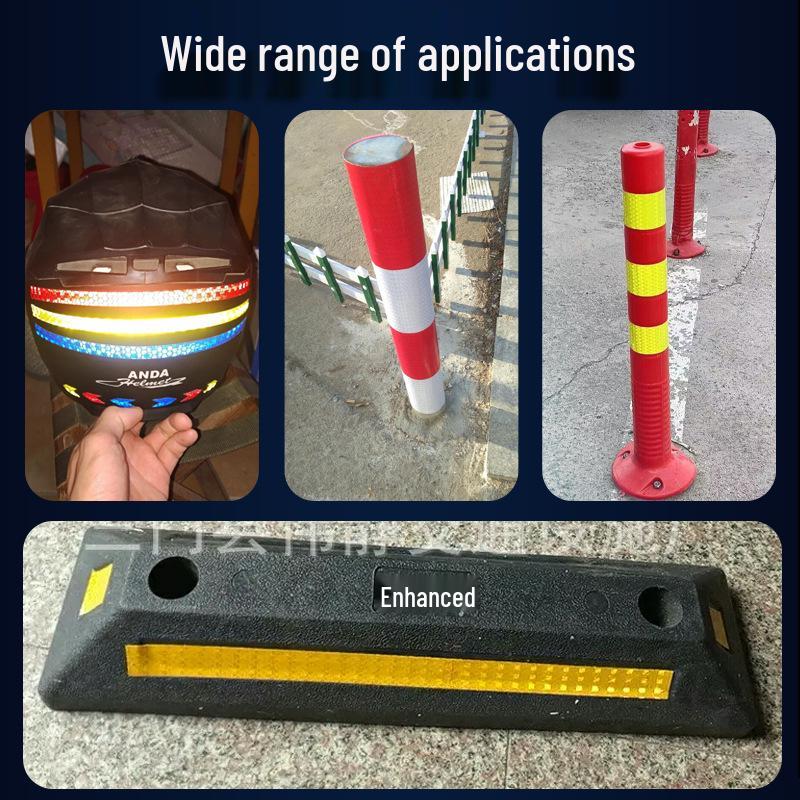 2cm Reflektierender Nachtwarnaufkleber für Autos, Motorräder, Fahrräder und Elektrofahrzeuge