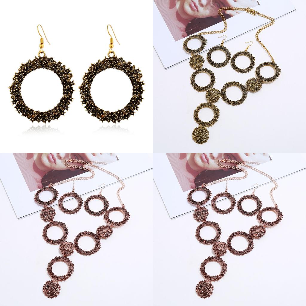 Classic Retro Metal Pendant Necklace For Casual Outfits