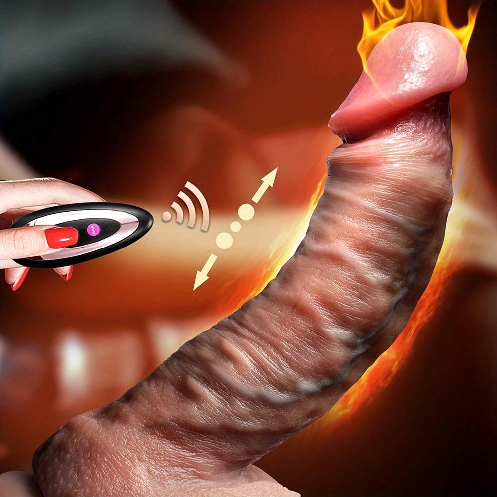 Δονητής για γυναίκες Sextoy Θέρμανση Dildo Δονητές πέους Γυναικείες Αυνανιστές Μεγάλη τηλεσκοπική κούνια Ερωτικά παιχνίδια σεξουαλικά παιχνίδια για ζευγάρια