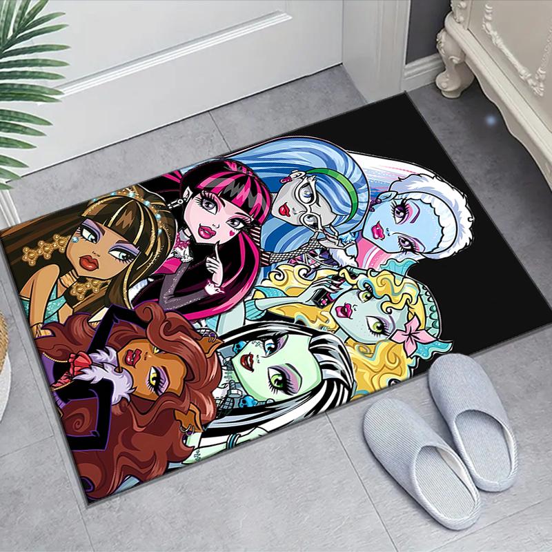 1pc Monster High Draculaura4 Design Area Rug - Non-Slip, Soft & Cozy Floor Mat for Living Room, Bedroom, Office - Indoor/Outdoor Decorative Carpet