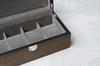 Es'prima Watch Storage Case, Watch Storage Box, Collection Case, High Quality Walnut Wood, Holds 4 Watches, ES5304WD