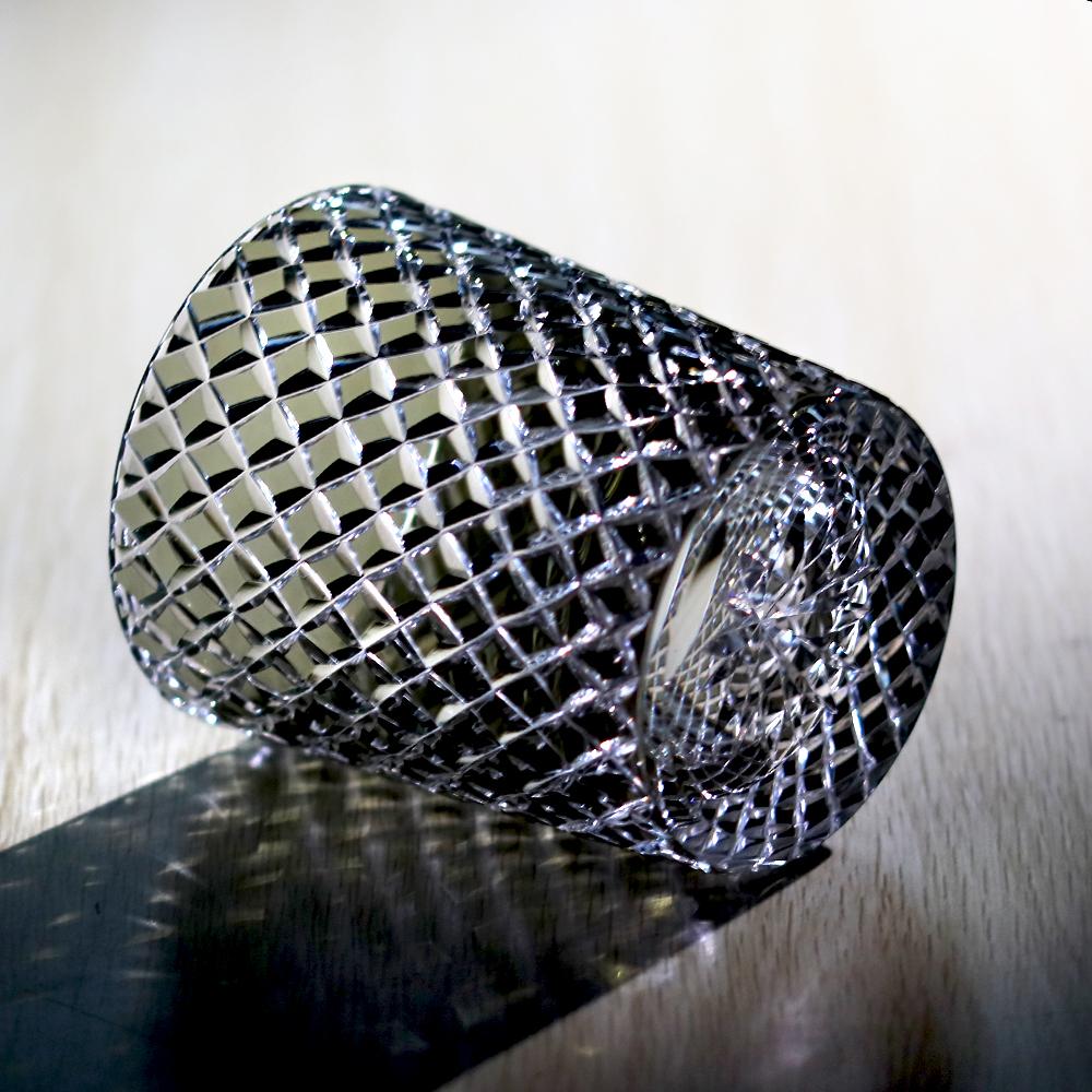 Bicchiere da Whisky in Cristallo al Piombo 24% Pbo Taglio a Mano Artigianato Edo Kiriko Lussuoso Bicchiere Tumbler per Whisky 250Ml Regalo per Uomini