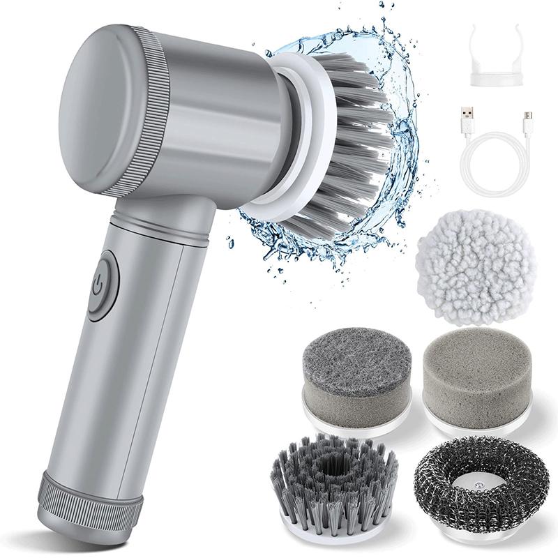 Multi Functional Electric Cleaning Brush Household Kitchen Electric Brush Cleaning Tool Wireless Automatic Electric Clean Tool