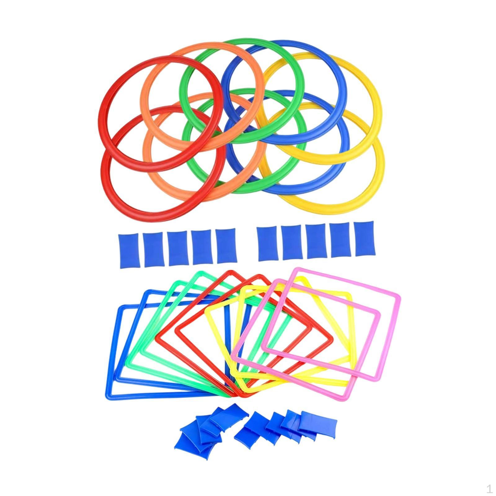 

10x Hopscotch s for Kids Toss Game Agility Girls and Boys Preschool