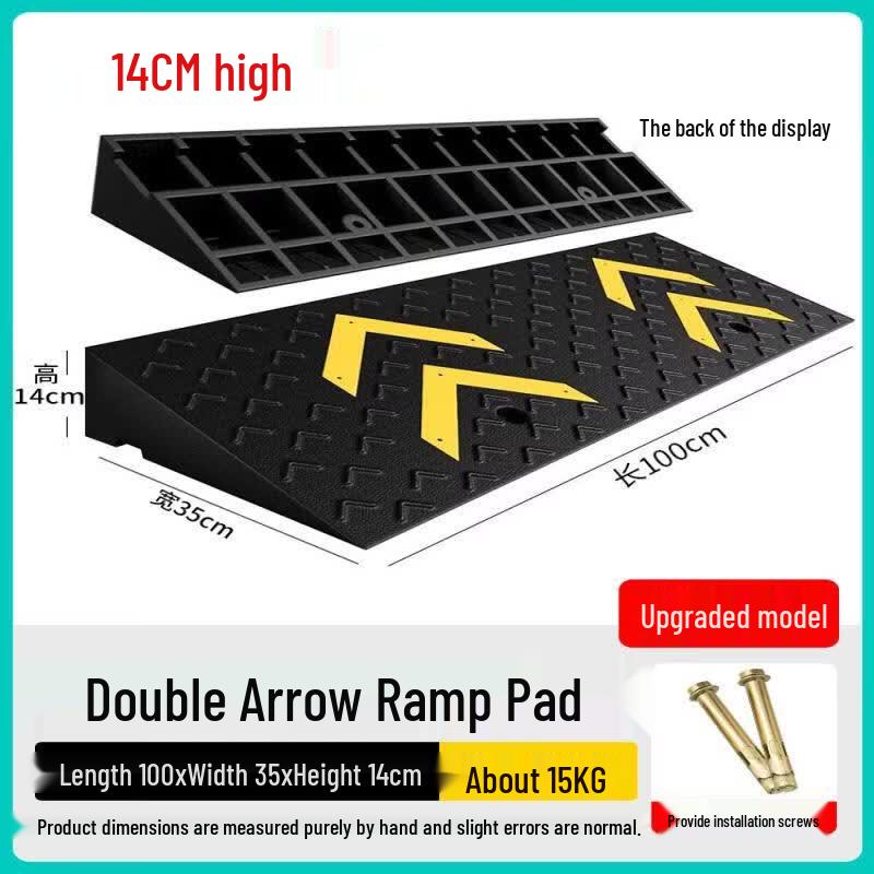 Double Arrow Rubber Step Ramp