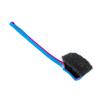 Soft Bristle Wheel Brush with Long Handle, Wide Head and Hanging Hole for Tire Cleaning, Wheel Care and Vehicle Washing