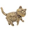 Metal Cats Decors Figurines Animal Statue Cats Decorative Objects for Living Room,Bookshelf,Side Table Decorations