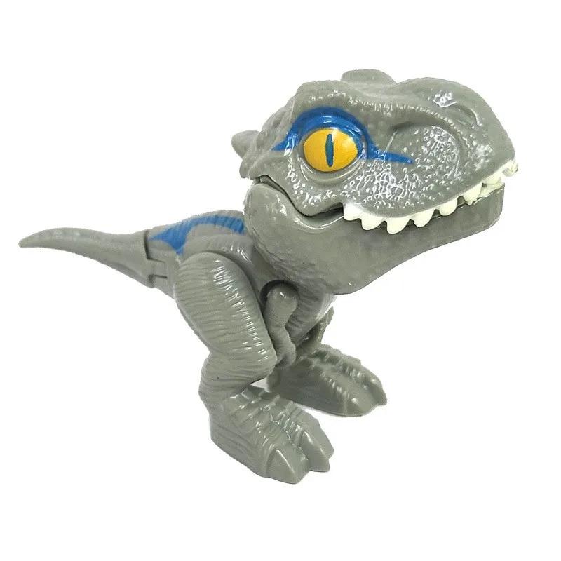 Dinosaur Model Toys Movable Joints Finger Biting Simulation Animals Jurassic Dinosaurs for Children Interaction Educational Toy