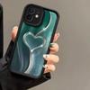 Flowing Gold Love Is Suitable for Apple 15Pro Mobile Phone Case iPhone17 Advanced 14Pro New 16 Europe, America and 13.