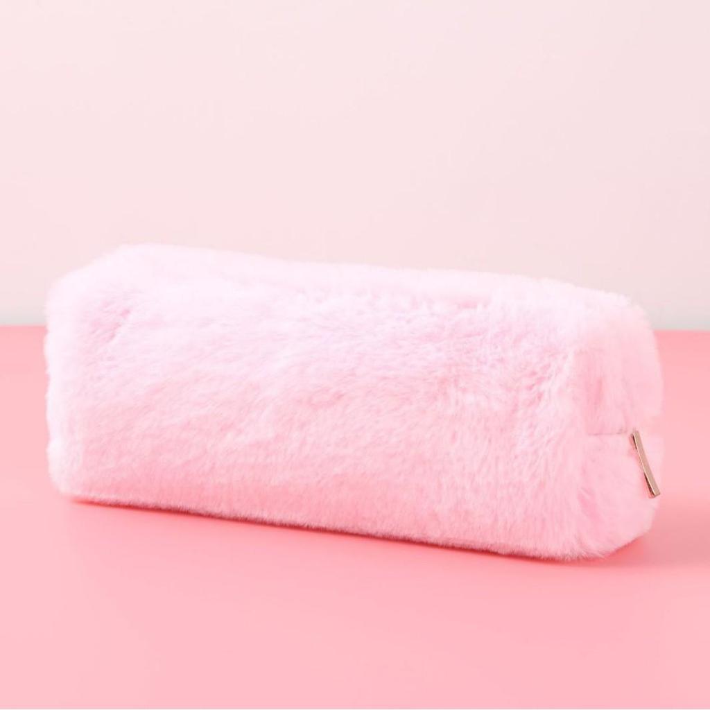 Japanese Style Plush Pencil Case: Cute, Large Capacity, Trendy Ins Stationery Bag for Students